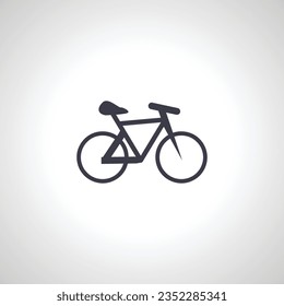 Bicycle isolated icon. Bicycle isolated icon on white background