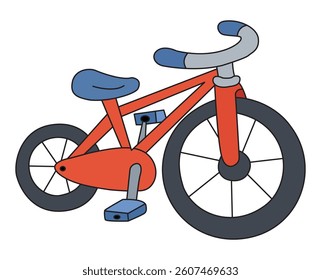 Bicycle isolated on white background
