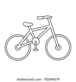 Bicycle isolated symbol