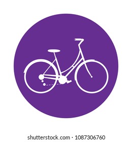 Bicycle in a label