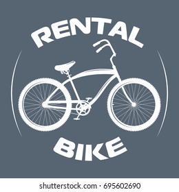 Bicycle label design and logo. Shop and service.