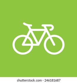 Bicycle Line Icon