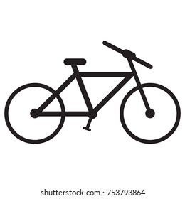 Bicycle line icon