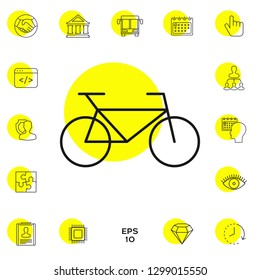 Bicycle line icon. Graphic elements for your design