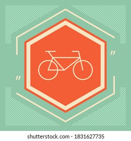 Bicycle line icon. Graphic elements for your design
