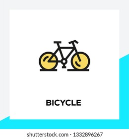 BICYCLE LINE ICON SET