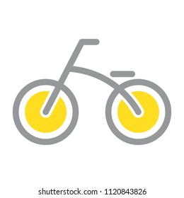 bicycle logo. cicle icon. wheel and gear symbol. vector eps 08.