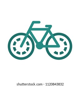 bicycle logo. cicle icon. wheel and gear symbol. vector eps 08.