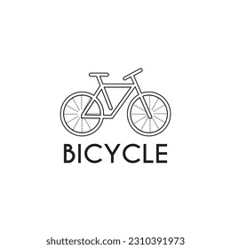 , bicycle logo, Cycling Logo, Infinity bike sign symbol logo, Biking, linear, stylish, Bicycle bike, cycling logo vector. Vector template, Biking, World Bicycle Day, Ride To Work Day.