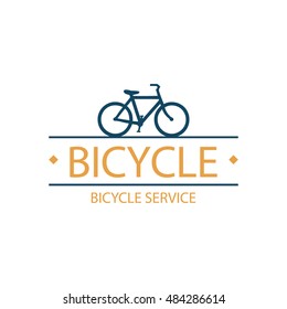 Bicycle logo Design -Bike Shop vector template -Bike service Shop Corporate branding identity
