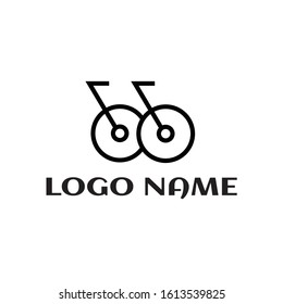 Bicycle logo design bike, bicycle vector logo