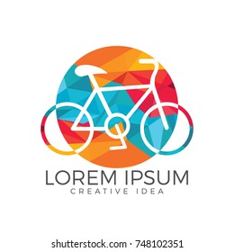 Bicycle Logo Design. Cycle Sport Identity
