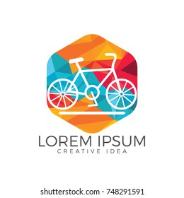 Bicycle Logo Design. Cycle Sport Identity
