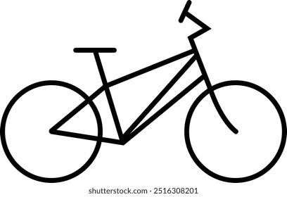 bicycle logo design icon, sports, fast, speed, template silhouette vector elements, symbol, vector, creative idea. Biking or Bicycle ride, isolated on transparent background, for sport, cycling or ui.