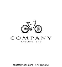 Bicycle logo design template. Awesome a bicylce logo. 