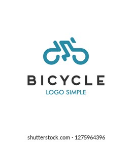 Bicycle Logo Design Template, Bike Race Logo Design