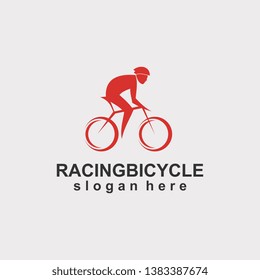 BICYCLE LOGO DESIGN TEMPLATE, VECTOR