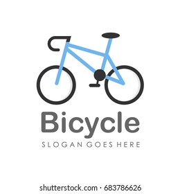 Bicycle logo design template vector