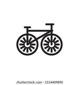 Bicycle logo design vector, Bicycle icon