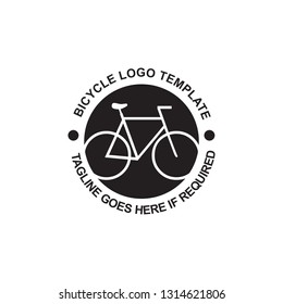 Bicycle logo design vector template