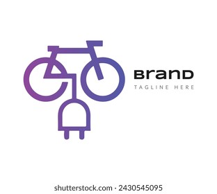Bicycle logo icon design template elements. Usable for Branding and Business Logos.
