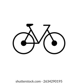 bicycle logo icon illustration flat