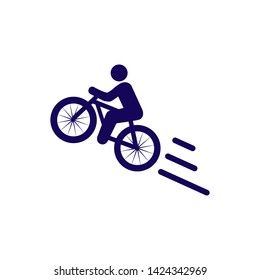 bicycle logo icon vector flat design
