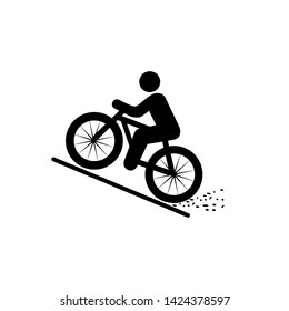 bicycle logo icon vector flat design