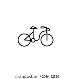 bicycle logo icon, vector illustration