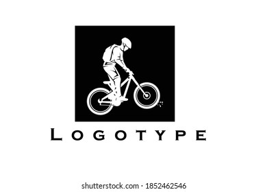 bicycle logo image on white background colors