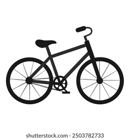 Bicycle logo silhouette vector illustration