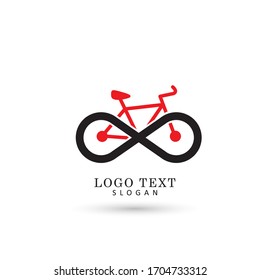 Bicycle Logo. Symbol & Icon Vector Template.