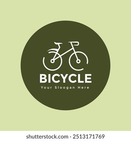Diseño de la Plantilla del logotipo de la bicicleta para su negocio.