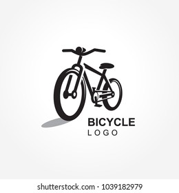 Bicycle logo vector black color