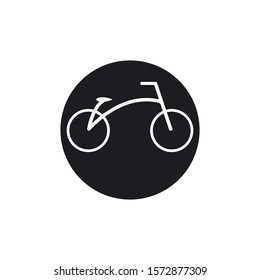 Bicycle logo vector icon template