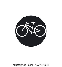Bicycle logo vector icon template