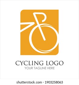 Bicycle Logo Vector Icon Template Design