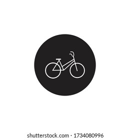 Plantilla de ilustración vectorial del logotipo de la bicicleta