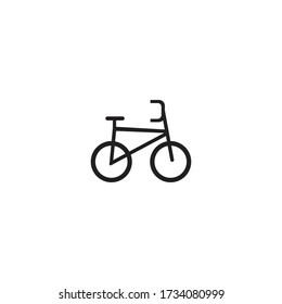 Bicycle logo vector illustration template