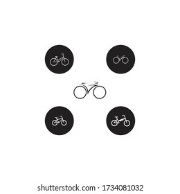 Bicycle logo vector illustration template