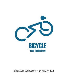 Bicycle logo vector ilustration template