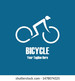 Bicycle logo vector ilustration template