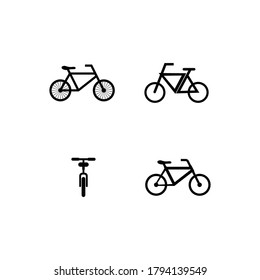 Bicycle logo vector ilustration template