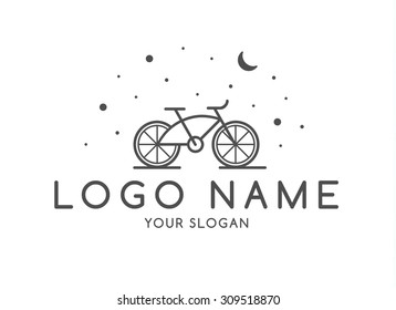 Bicycle logotype - illustration
