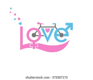 Bicycle in love