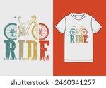 Bicycle Lover T shirt design, Bicycle Rider T shirt Design , Bicycle t shirt vector, vintage cycling t shirt, typography Bicycle