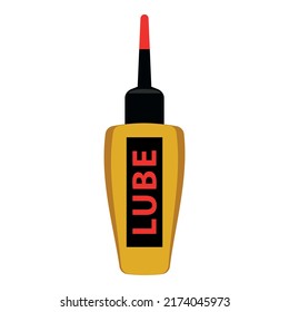 Bicycle lube tube icon cartoon vector. Bike equipment. Gear accessories