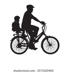 A bicycle man vector typically refers to a digital illustration or graphic representation of a man riding a bicycle, created in vector format.