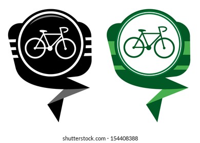 Bicycle map pointer