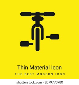 Radfahrer-Symbol für hellgelbes Material